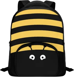 Animal Bee Book Bag for Girls Boys Lightweight Shoulder Bagpack with Durable Top Handle Kindergarten Schoolbags