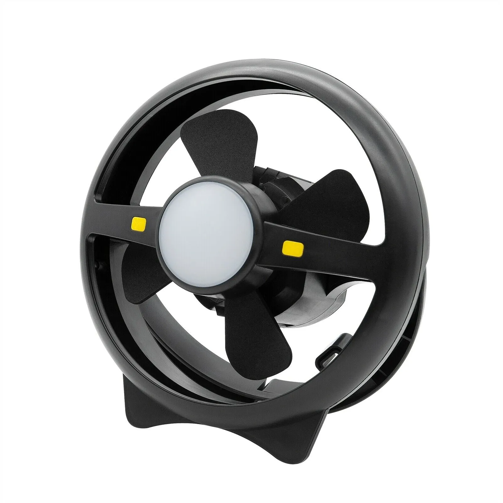 Arlec 2 in 1 Rechargeable 2 Speed Fan & LED Light/up 35h/USB Out/Travel/Camping