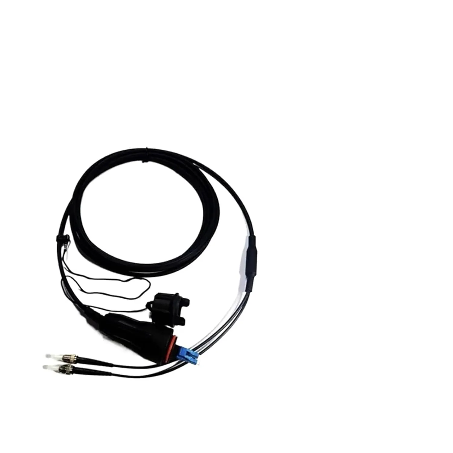 Armored Patchcord 350-500m 2C Fullax Waterproof Connector LC to FC SC ST Singlemode 2 Cores 5.0mm Outdoor Optical Fiber Jumper(350m LC-LC)