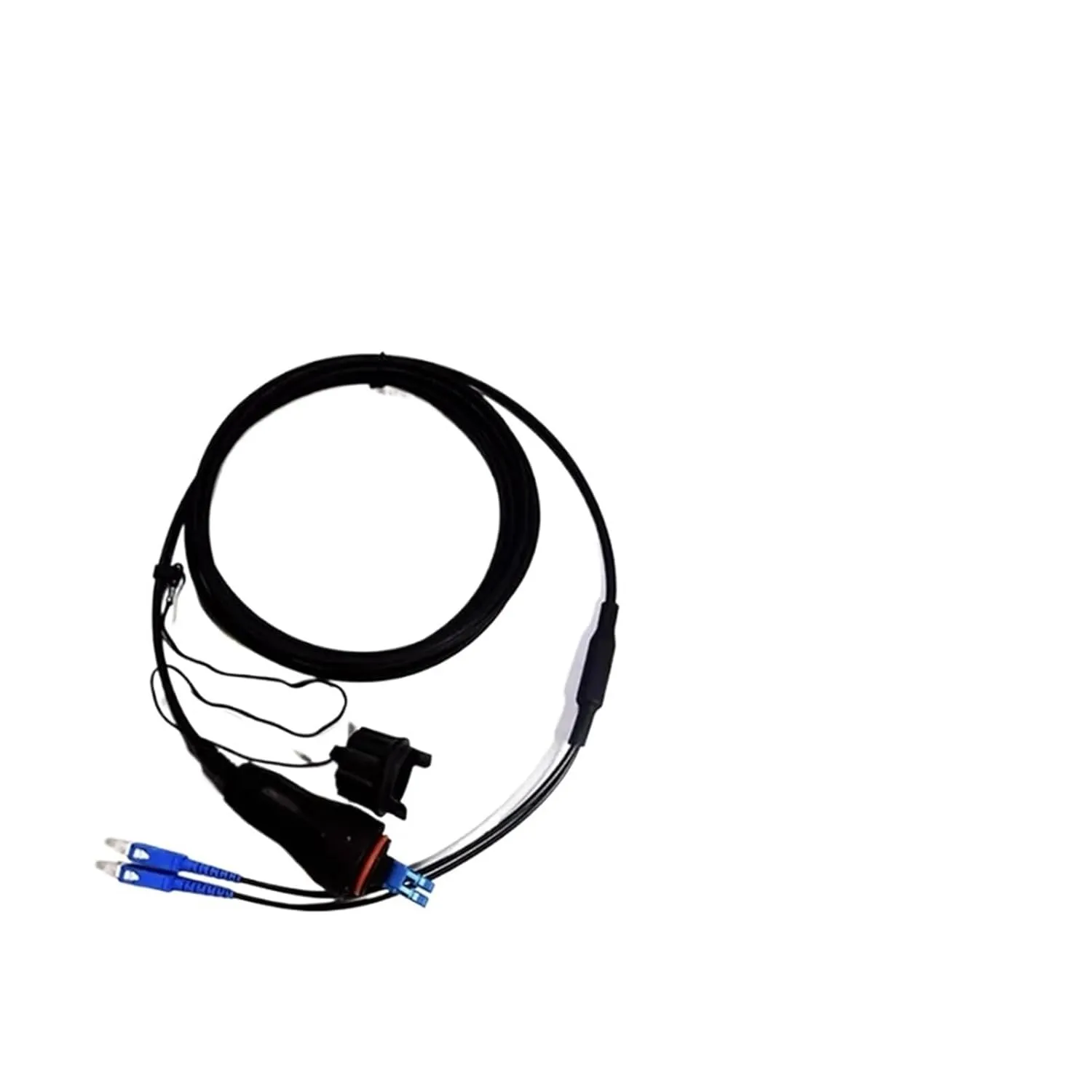 Armored Patchcord 350-500m 2C Fullax Waterproof Connector LC to FC SC ST Singlemode 2 Cores 5.0mm Outdoor Optical Fiber Jumper(350m LC-LC)