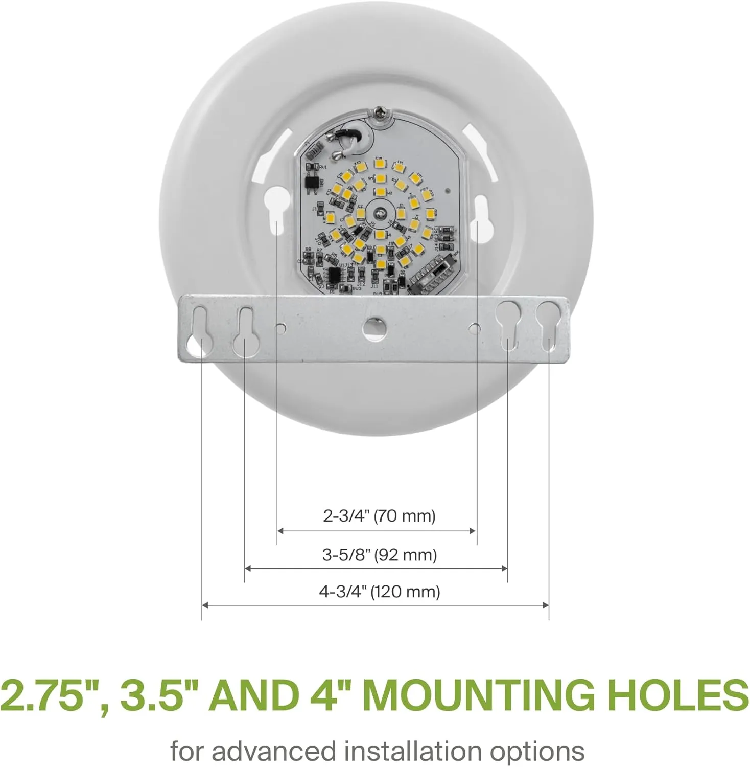 ASD 6 Pack LED Disk Lights 4 Inch, 10W 5CCT 2700K-5000K 685LM CRI90 , Dimmable Flush Mount Ceiling Light Fixture, Low Profile Surface Mount Disc Lights, Junction Box or Recessed Can Install, UL