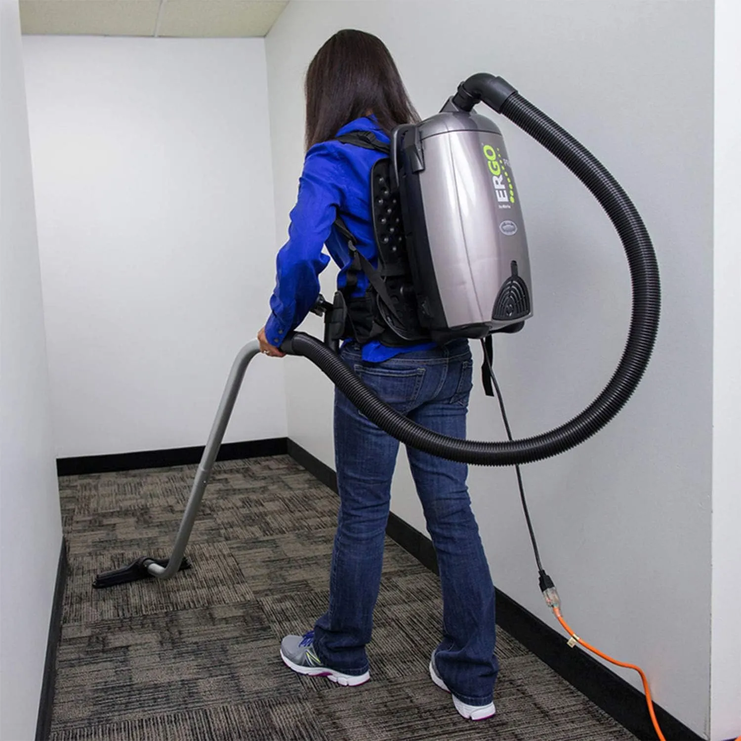 Atrix VACBPAI ERGO PRO HEPA Backpack Vacuum Grey, 8-Quart