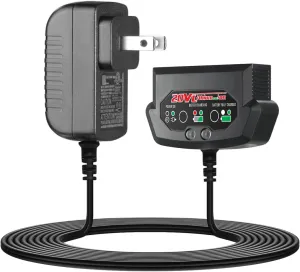 AVID POWER 20V Max Lithium Ion Battery Charger, Only Compatible with Avid Power 20V 1.5/2.0Ah Batteries (Excludes 3.0Ah Batteries)