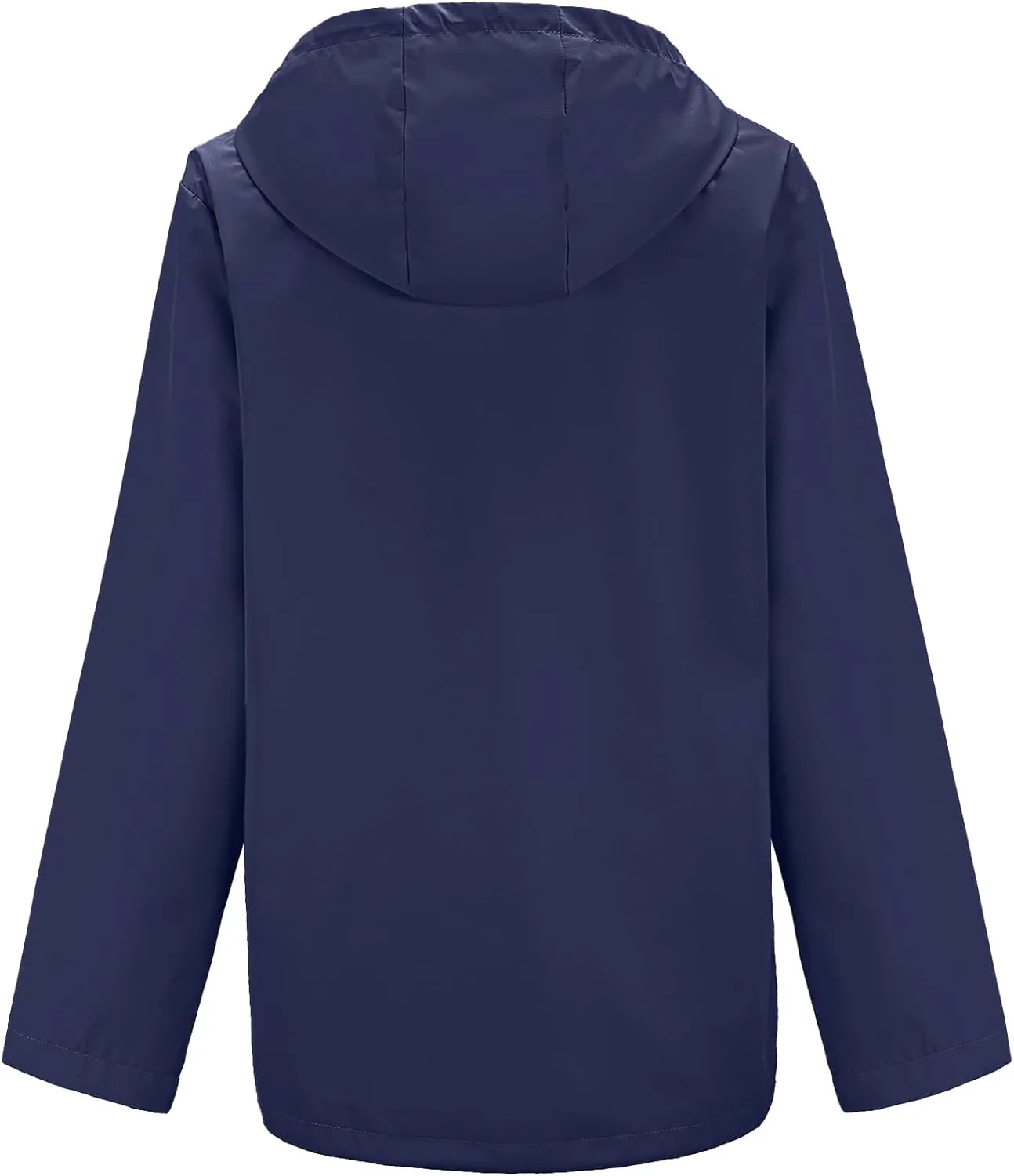 Avoogue Rain Jacket Women Waterproof Lightweight Raincoat Lined Outdoor Hooded Windbreaker