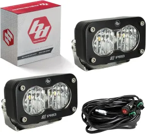 Baja Designs, 487805, LED Light, S2 Pro, Black, Wide Cornering, Pair