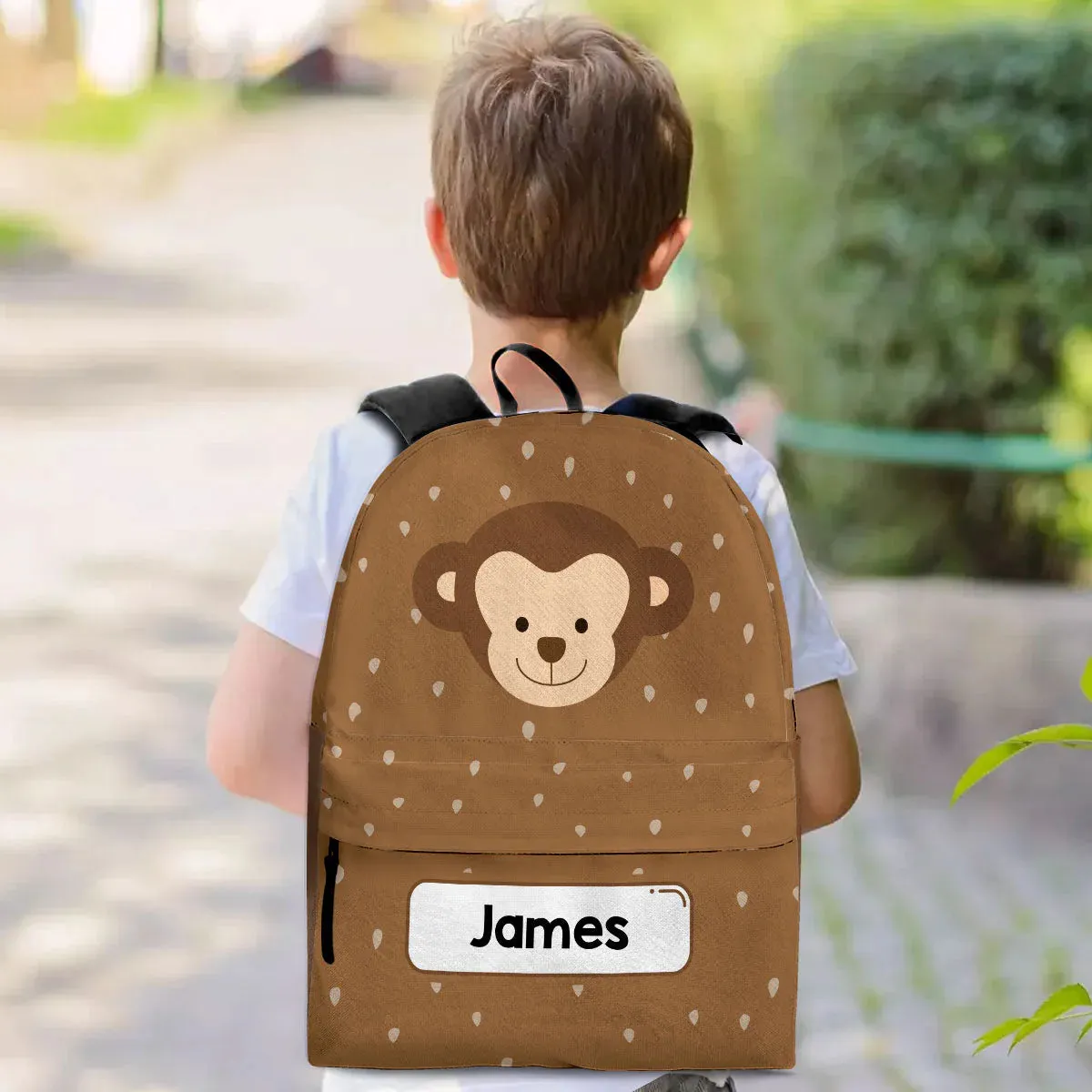 Be Unique Be Happy Be You - Personalized Kid Backpack - Animal Version