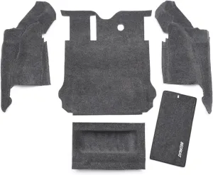 Bedrug - Jeep Cargo Kit | 2007 - 2010 Jeep Wrangler JK UNLTD 4 Door, Cargo Liner w/ Tailgate & Tub Liner | Grey - 5 pc. | BRJK07R4