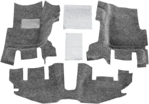 Bedrug - Jeep Liners | 1997 - 2006 Jeep Wrangler TJ/LJ (w/Out Center Consoles), Front Floor Liners (Includes Heat Shields) | Grey - 3 pc. | BRTJ97FNC