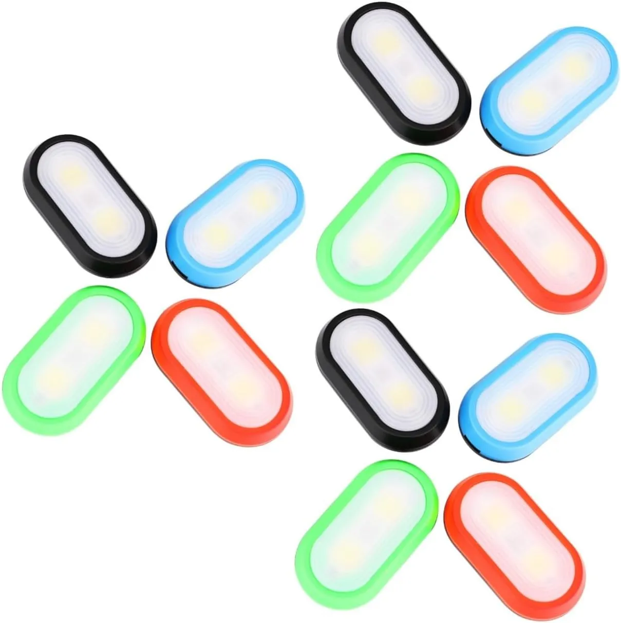 BESPORTBLE 12 Pcs Backpack Hanging Lights Safety LED Light Running Reflective Gear LED Running Light Runners Light
