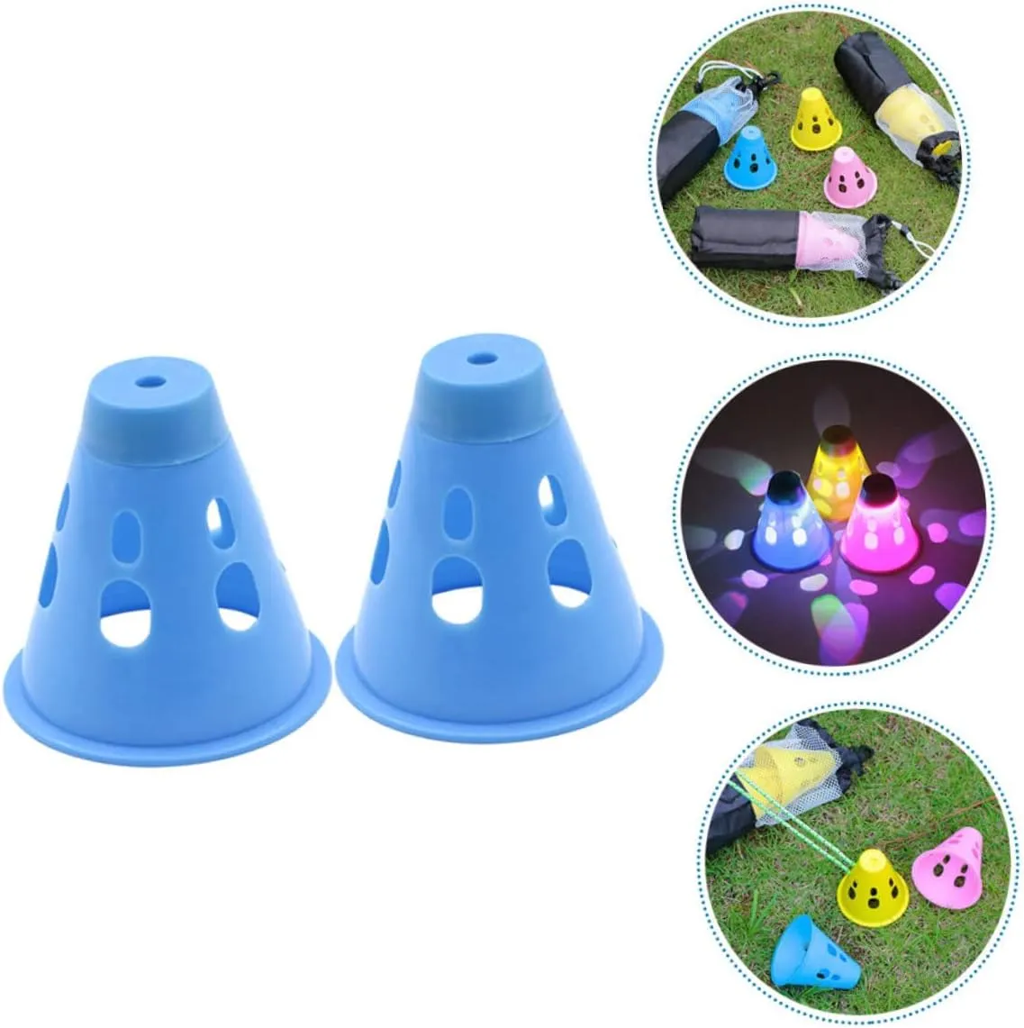 BESPORTBLE 4 Pcs Tent Peg Warning Cap Inflatable Tent Stakes for Outdoor Decorations Tent Stake Cap Tent Stake