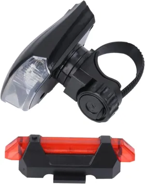 BESPORTBLE Bike Light Set Led Front Rear Lights Rechargeable Motion Sensor Easy Install for All Bikes