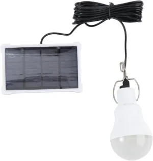 BESPORTBLE Camping Night Light Solar Solar Powered Led Light for Tent Portable Camping Light USB Charging and Metal Hook