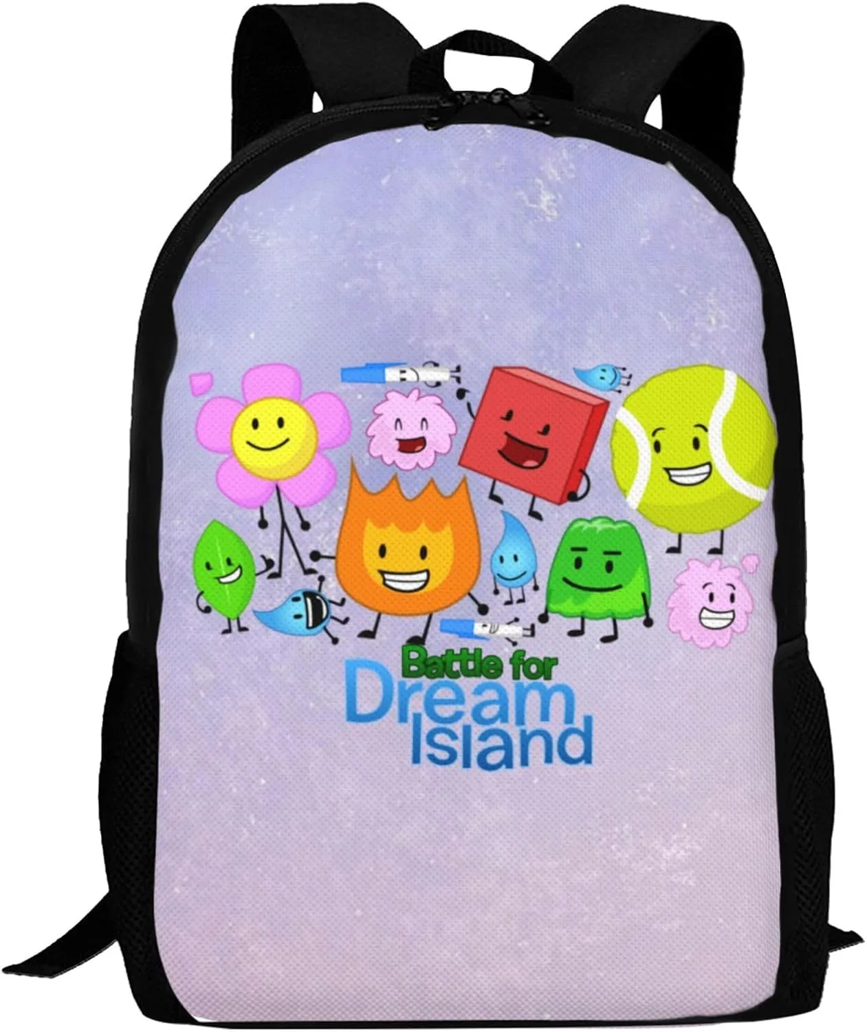 Bfdi-Battle for Dream-Island Backpack,3d Print Laptop Backpack Lightweight Casual Daypack Bookbag Multi-Function Travel Backpack 16.5 In
