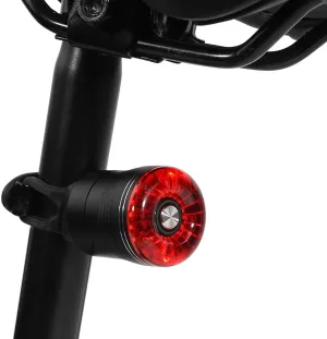 Bicycle Break Rear Light, Smart Bike Tail Light, 5 Modes, 60 Lumen, IP65 Waterproof, USB-C Fast Charging