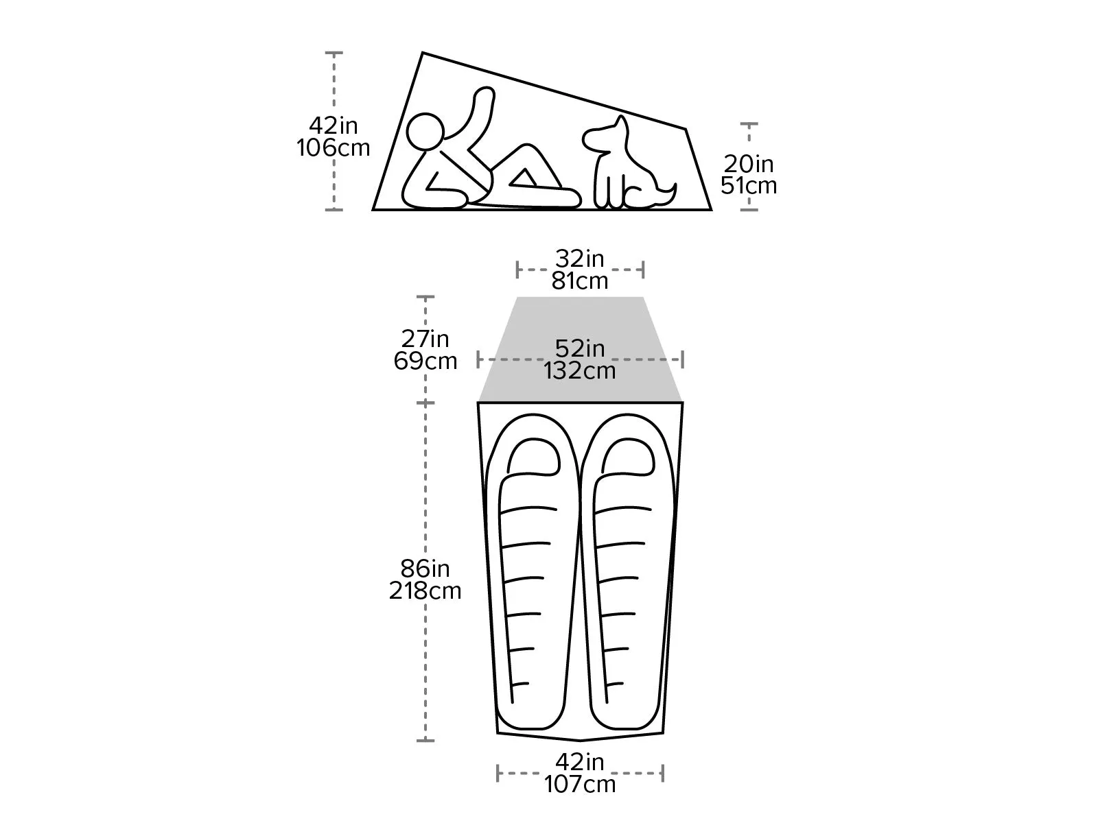 Big Agnes Fly Creek HV UL2 Solution Dye Tent