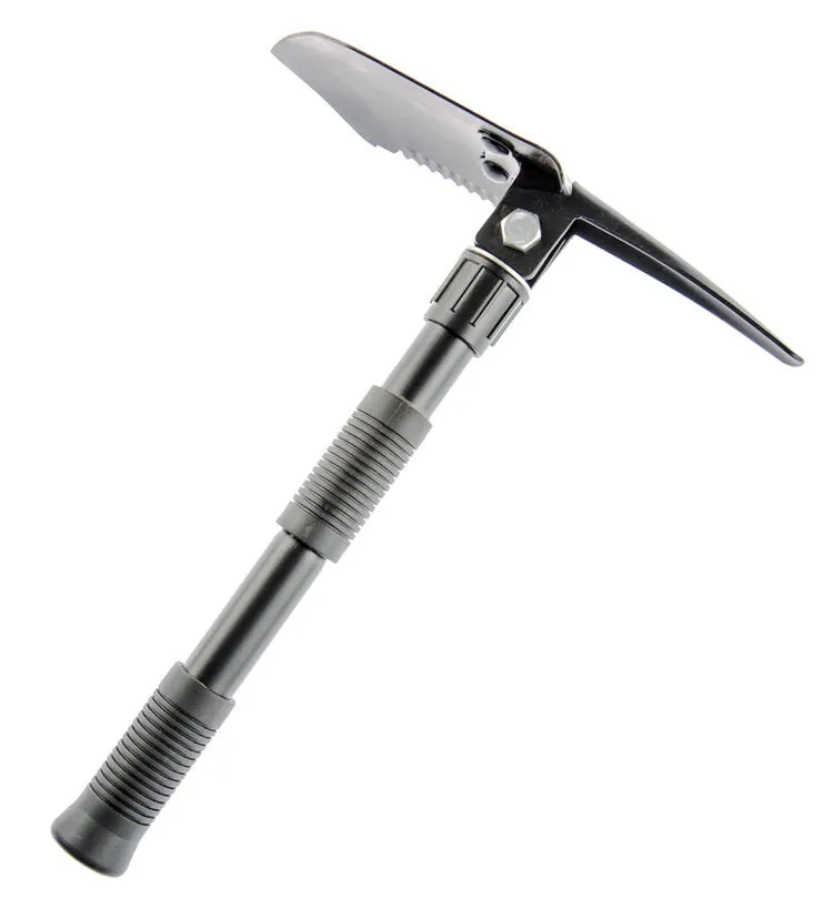 BJK 23" Premium Quality Black Tri-Fold Serrated Shovel w Carry Case