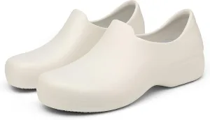 Black Garden Shoes for Women - Professional Oil Water Resistant Nursing Chef Shoes，Non-Slip Safety Working Shoes for Kitchen Garden Hospital