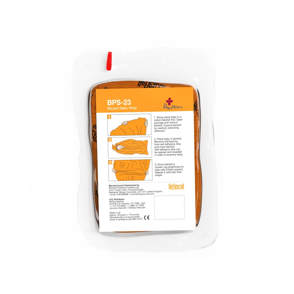 BLIZZARD Orange Baby Wrap 65 x 24cm