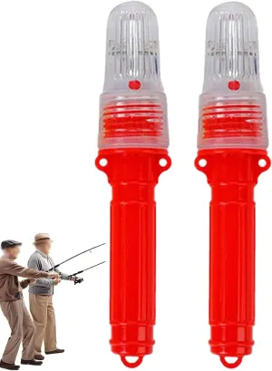 Boat Flares Coast Guard Approved Marine, Auto Intelligent Light Waterproof Emergency Flares for Fishing Nets, Emergency Safety Kit for Boating, Visual Distress Led Signals at Sea Fishing Boats (Red)