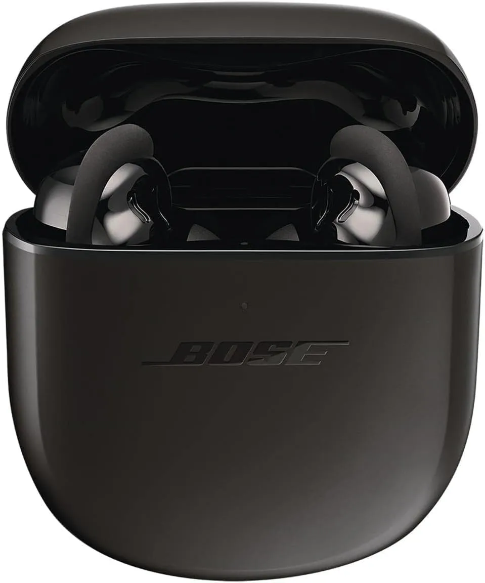 Bose QuietComfort Earbuds II, Wireless, Bluetooth, Proprietary Active Noise Cancelling Technology in-Ear Headphones with Personalized Noise Cancellation & Sound, Triple Black