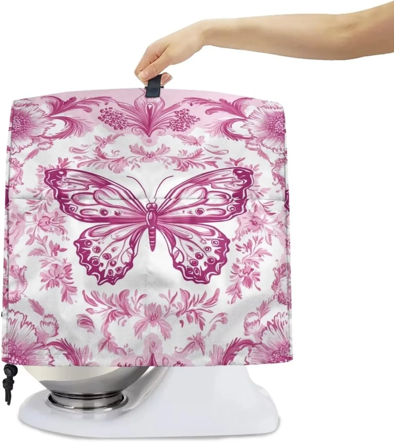 Butterfly Design Stand Mixer Cover Tilt-Head Mixer Cover Waterproof Aid Mixers Dust Covers for Kitchen Appliance Accessories Protect Case Storage Bag,Easy to Clean