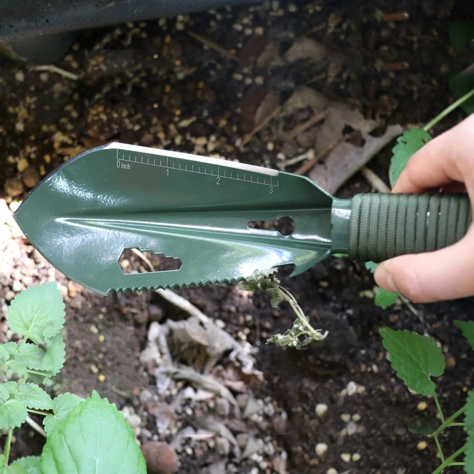BZTAC Stainless Steel Camping Trowel – Multifunction Outdoor Shovel with Pouch