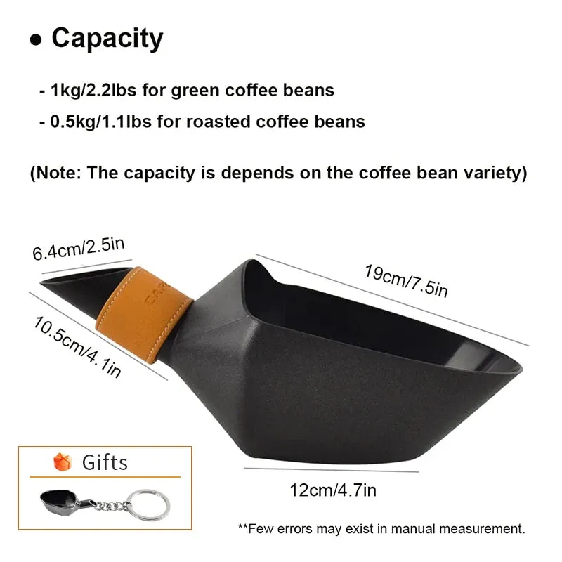 CAFEMASY ABS Coffee Beans Scoops Shovel Large Capacity Durable Shovel For Coffee Bean Flour Ice Cubes Capacity Measuring Tool