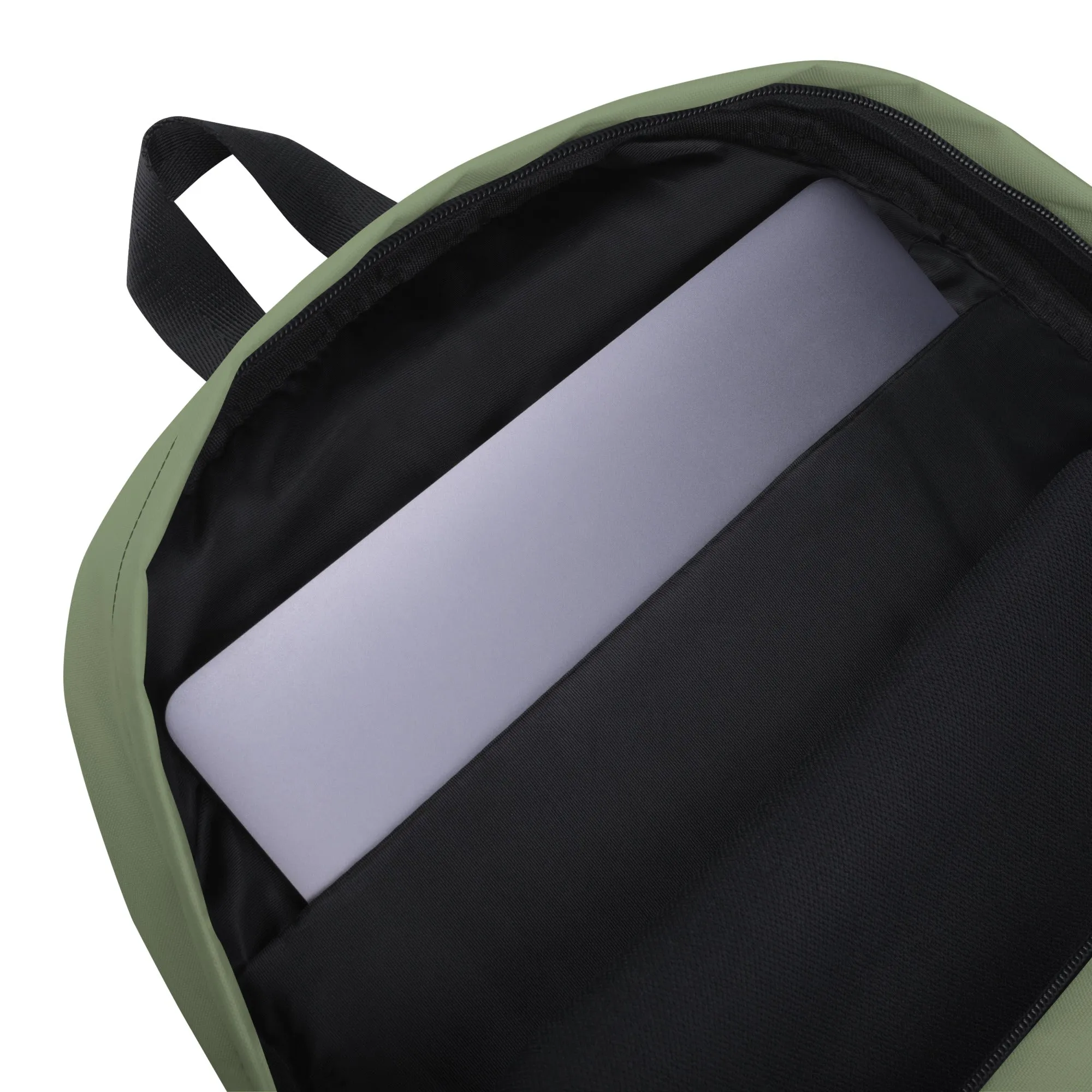 CAMOUFLAGE GREEN - WATER-RESISTANT BACKPACK WITH LAPTOP POCKET