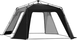 Camping Shelter Mat with Sun Protection, Lightweight Dome Tent Floor for Outdoor Hiking Picnic
