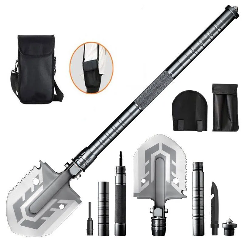 Camping Shovel, Folding Multifunction Shovel, Survival Kit