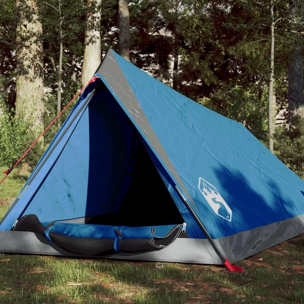 Camping Tent 2-Person Olive Green Waterproof vidaXL