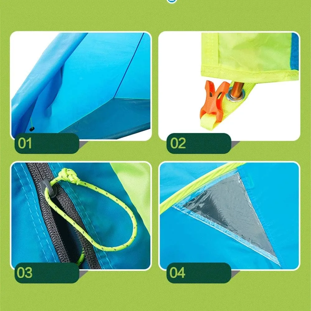 Camping Tent Lightweight 1 Person 4 Season Tent for Backpacking Waterproof Single Person Camping Tent for Outdoor Travel Hiking Mountaineering - Easy