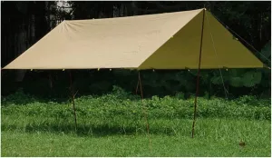 Camping Tent Ultralight Outdoor Tarp Silver Coated 210T Waterproof Shade Picnic Shade Canopy Camping Hammock (Color : 1, Size : 5 * 3m) (2 5 * 3m)