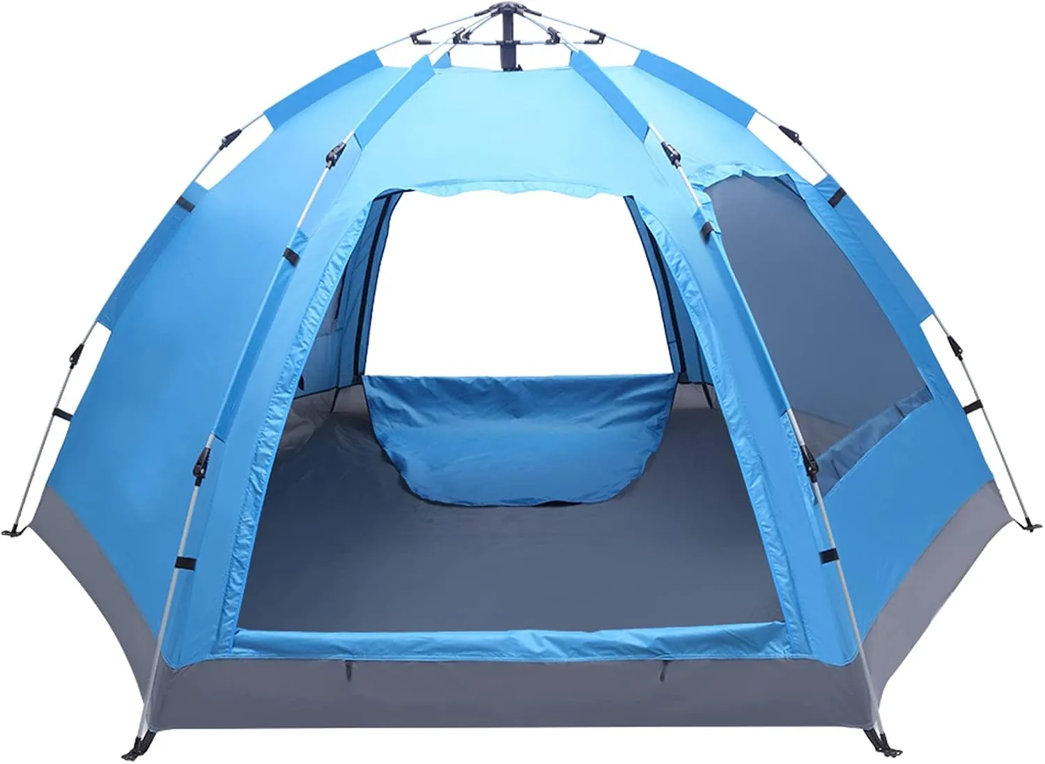 Camping Tent,3-4 Person Automatic Dome Tent,Weatherproof,Includes Rain Fly and Carrying Bag,Lightweight Outdoor Tent for Backpacking,Hiking or Beach