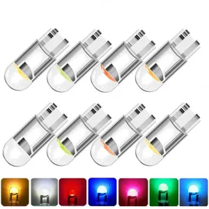 Car LED T10 W5W Canbus COB Bulb - 6000K White, 400 Lumens, for Reading, Dome, Marker, License Plate, 12V, Available in Multiple Colors