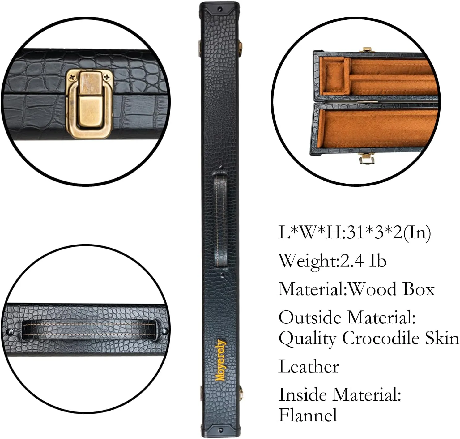 Carbon Fiber Pool Cue,11.8mm/12.5mm Low Deflection Cue Stick,Professional Pool Stick with Case