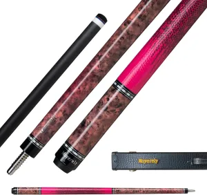 Carbon Fiber Pool Cue,11.8mm/12.5mm Low Deflection Cue Stick,Professional Pool Stick with Case