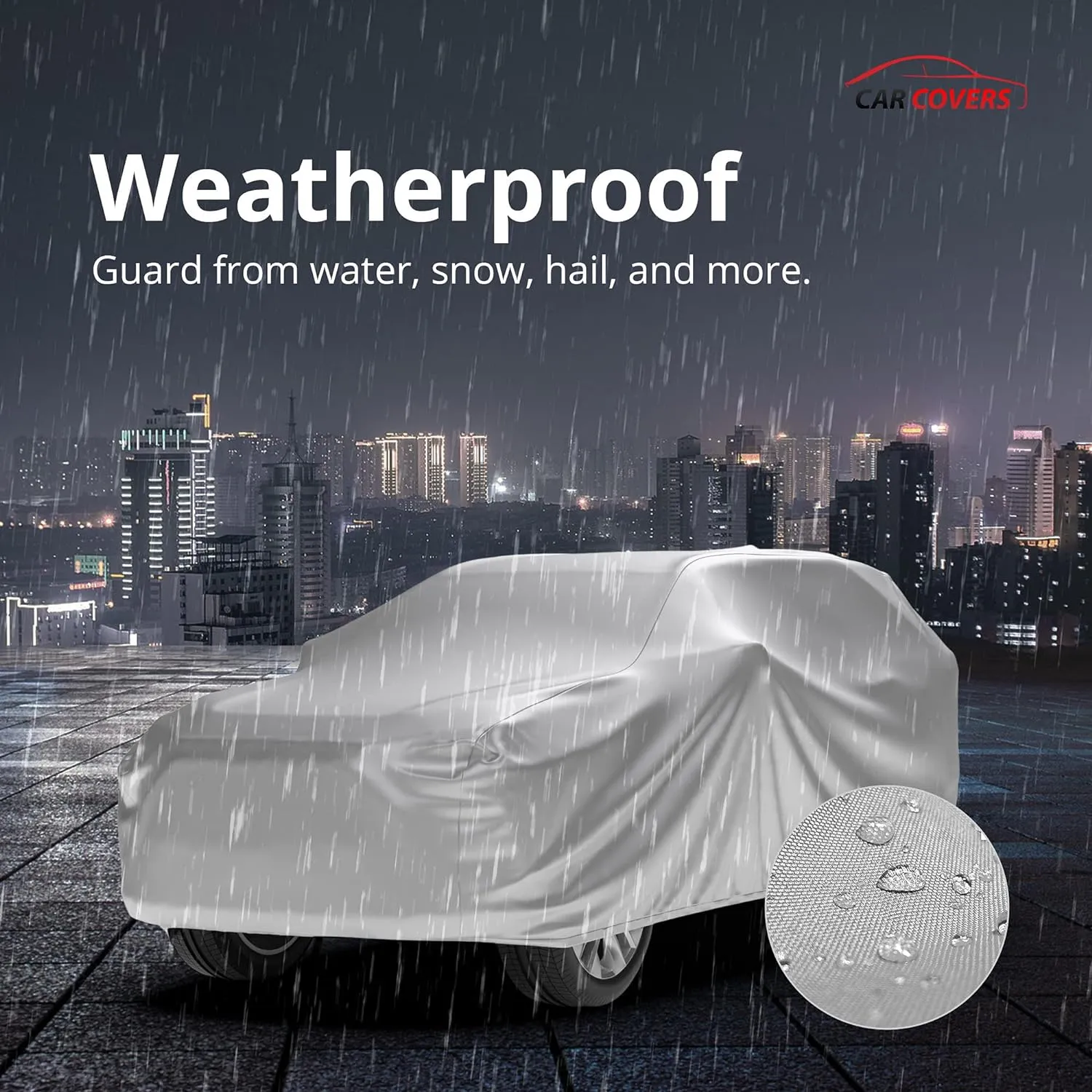 CarCovers Weatherproof SUV Cover & Warranty Compatible with Chevrolet 2000-2006 Suburban - Outdoor Cover Theft Cable Lock SUV Accessories Better Than Waterproof