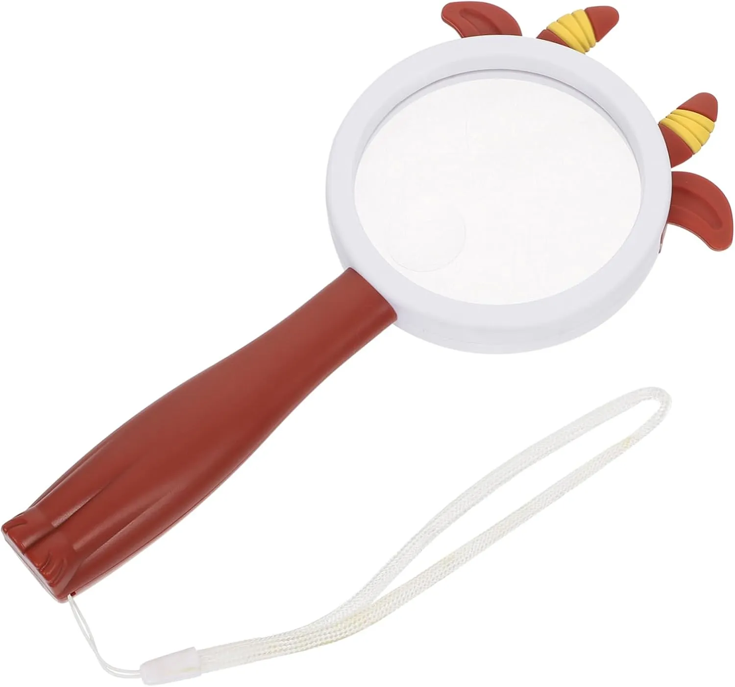 Cartoon Handheld Magnifying Glass Durable Lightweight Magnifier for Exploring Experiments Learning Teaching Aid for Kindergarten Preschool