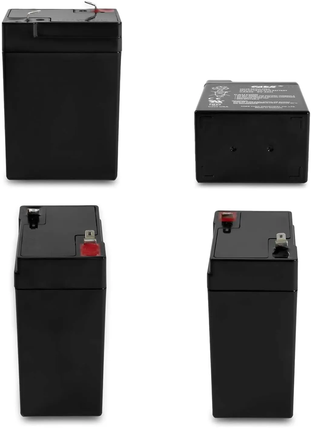 Casil CA640 6V 4Ah Compatible with Lithonia Lighting Replacement Parts - ELB06042 Battery for Battery Emergency Light, ELB 06042 Emergency Replacement Battery, Commercial Light Fixtures Power Solution