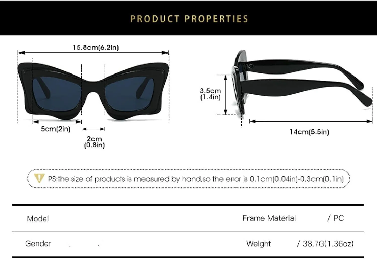 Cat Eye Punk Sunglasses Women Vintage Sun Glasses Luxury Retro Eyewear Shades Uv400