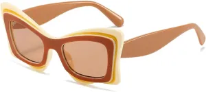 Cat Eye Punk Sunglasses Women Vintage Sun Glasses Luxury Retro Eyewear Shades Uv400
