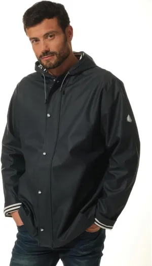 Cirrus Nautical Men's Boating Waterproof Zip-Up Hooded Raincoat