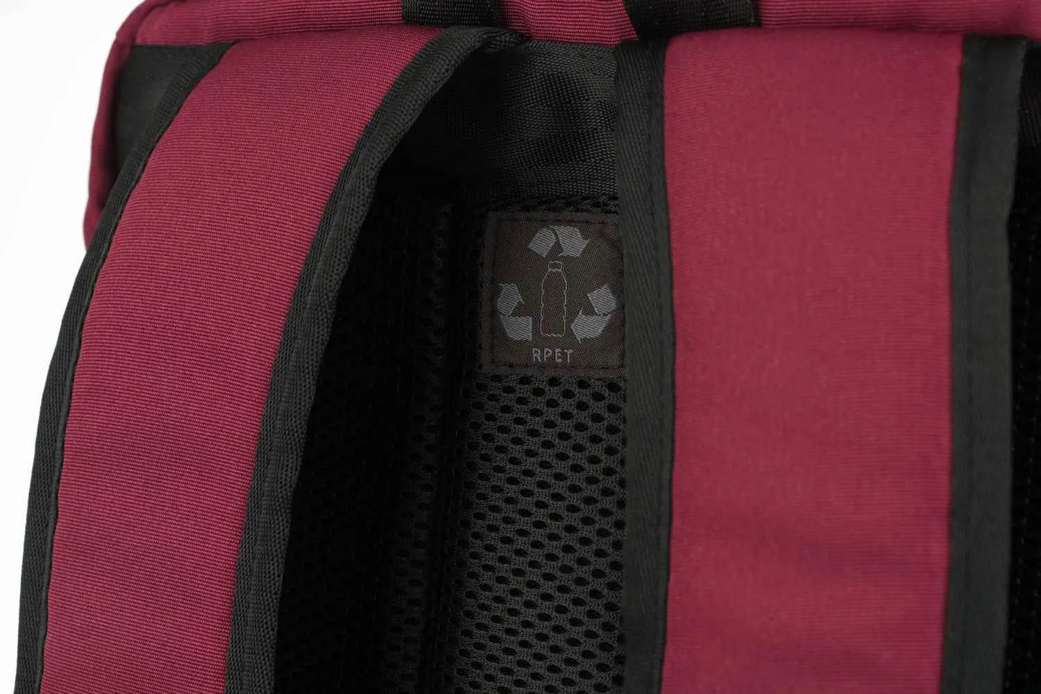 City backpack RPET Deep Red