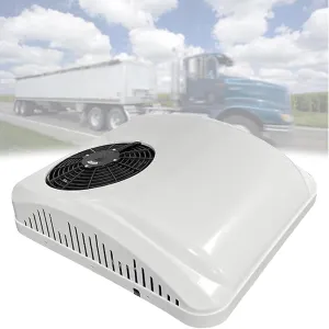 Compact 160mm RV Rooftop Ac – 2300W Cooling & 1000W Heating, 45dB Quiet, ABS Durable, Dual Control, -30°C Cold Resistant, Fast Cooling for Motorhomes, Trucks, Campers,24V