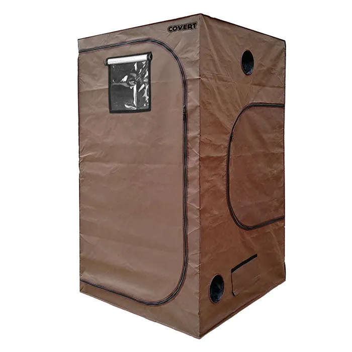 Covert 4' x 4' 250 Watt LED-X Grow Tent Kit With Automated Ventilation Package