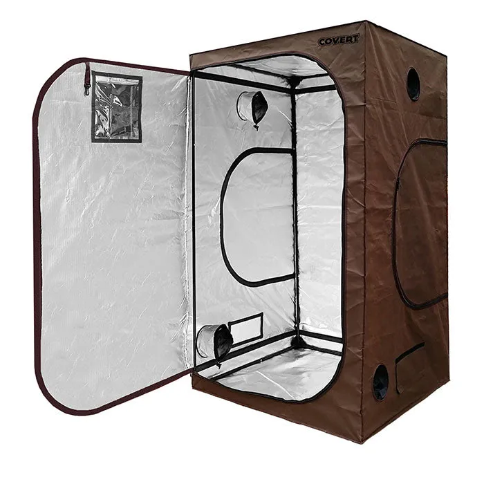 Covert 4' x 4' 250 Watt LED-X Grow Tent Kit With Automated Ventilation Package