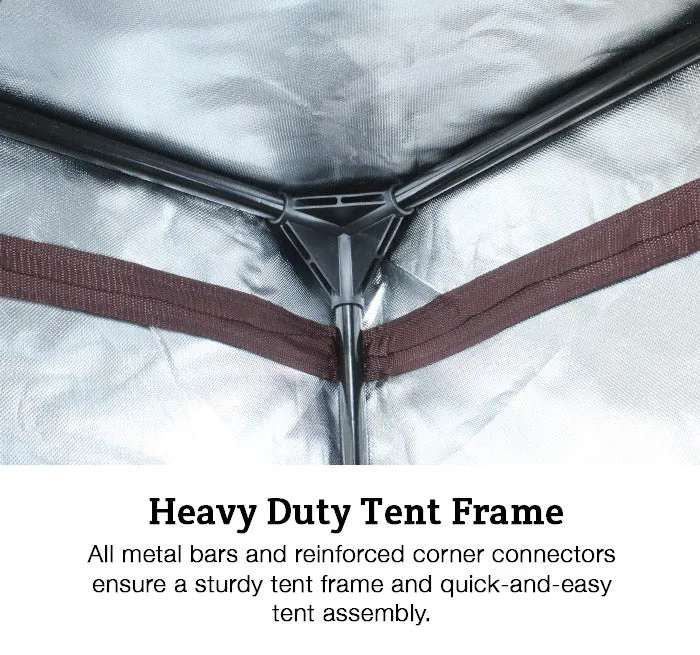 Covert 4' x 4' 630 Watt LED PRO Grow Tent Kit With Automated Ventilation Package
