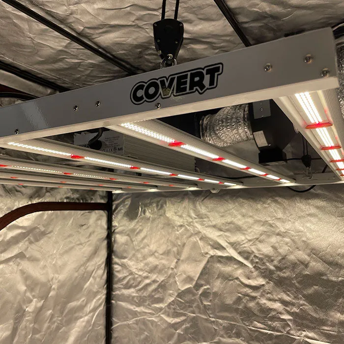 Covert 4' x 4' 630 Watt LED PRO Grow Tent Kit With Automated Ventilation Package