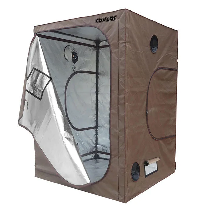 Covert 4' x 4' 630 Watt LED PRO Grow Tent Kit With Automated Ventilation Package